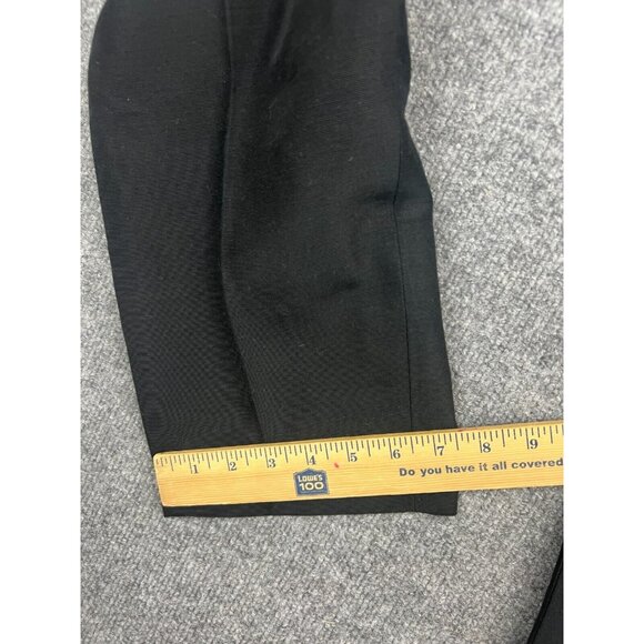 Talbots Silk Blend Dress Pants Women's 12 Curvy Pull On Cropped High Rise - Picture 8 of 11